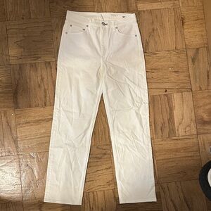 rag & bone Men's Cream Straight Jeans